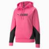 Изображение Puma Толстовка Fit POWERFLEECE Training Sweatshirt Women #6: Sunset Pink-Puma Black