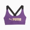Зображення Puma Топ Fit Mid Impact Training Bra Women #6: Purple Pop-PUMA Gold