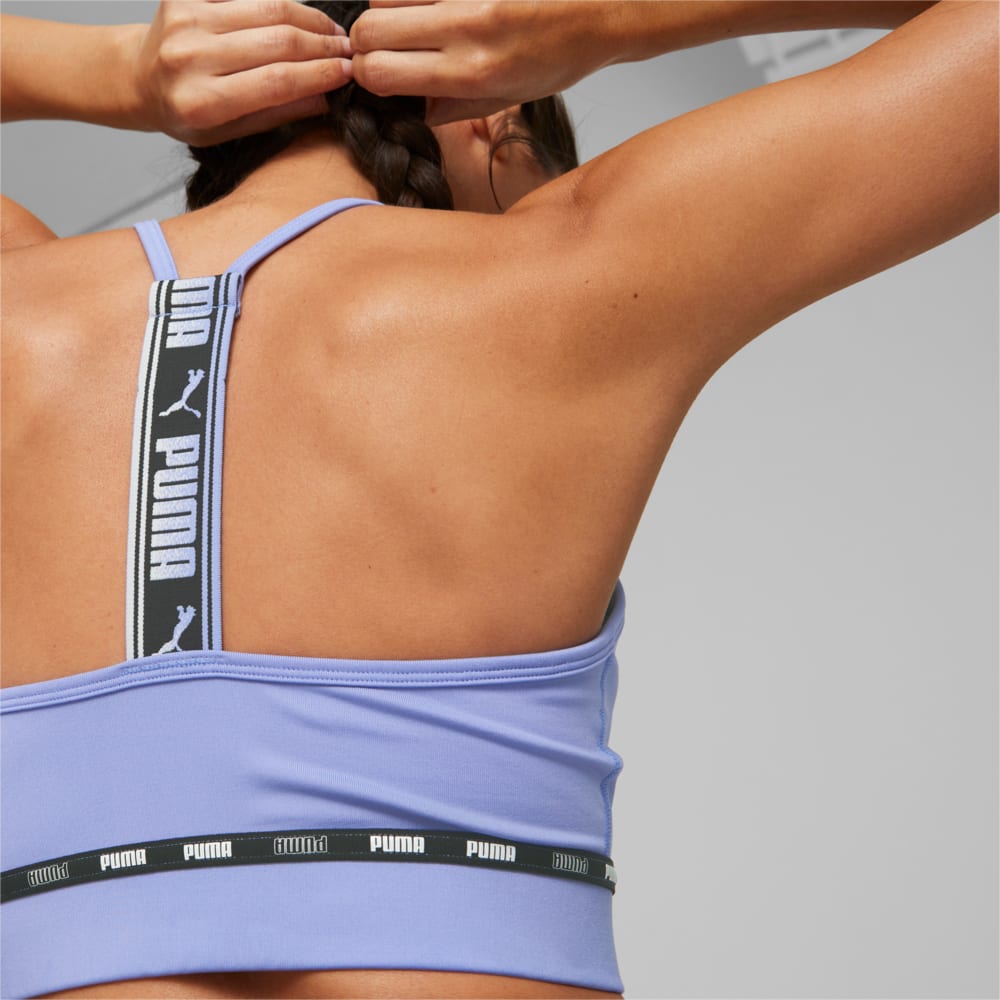 Изображение Puma Бра PUMA Strong Strappy Training Bra Women #2: Elektro Purple