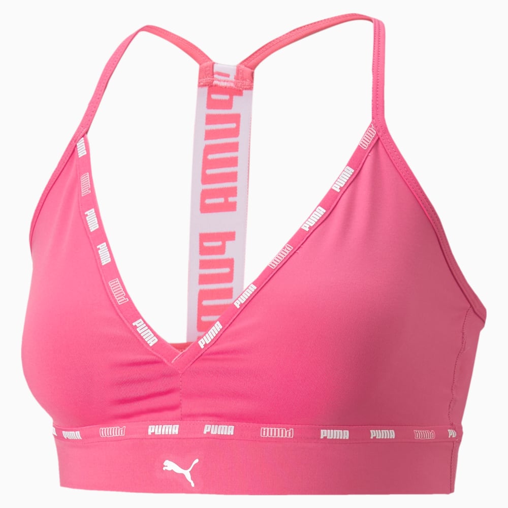 Изображение Puma Бра PUMA Strong Strappy Training Bra Women #1: Sunset Pink
