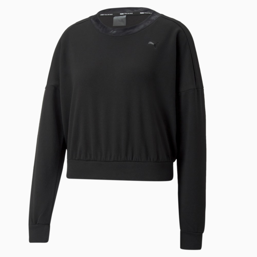 Изображение Puma Свитшот Safari Glam Crew Training Sweatshirt Women #1: Puma Black