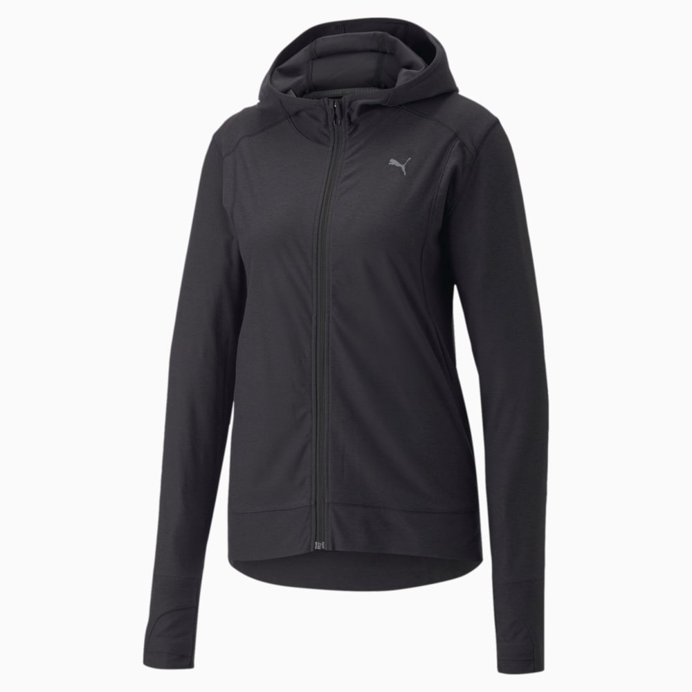Изображение Puma Куртка Train CLOUDSPUN Full-Zip Training Jacket Women #1: Puma Black