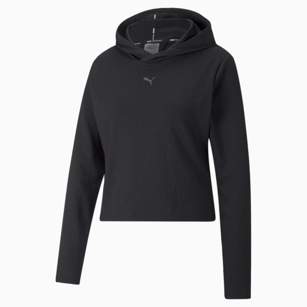 Зображення Puma Худі Flawless Regular Length Training Hoodie Women #1: Puma Black