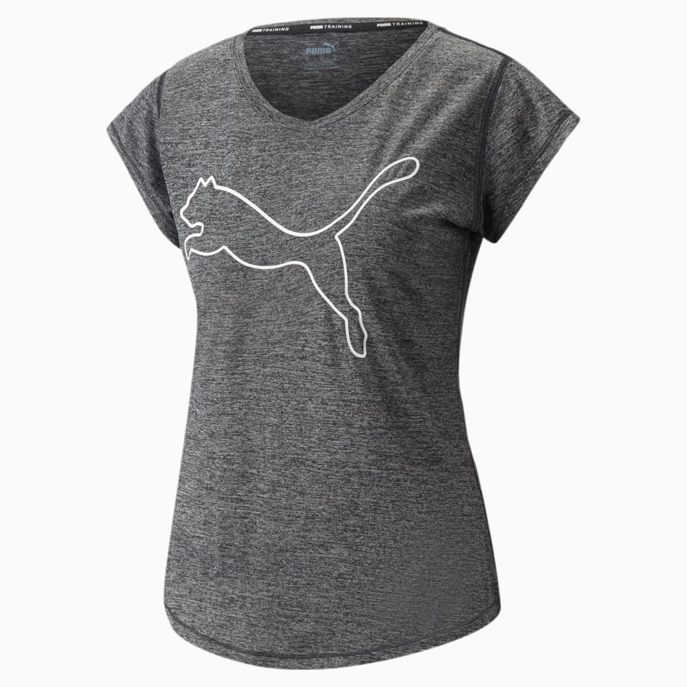 Puma active logo heather tee clearance