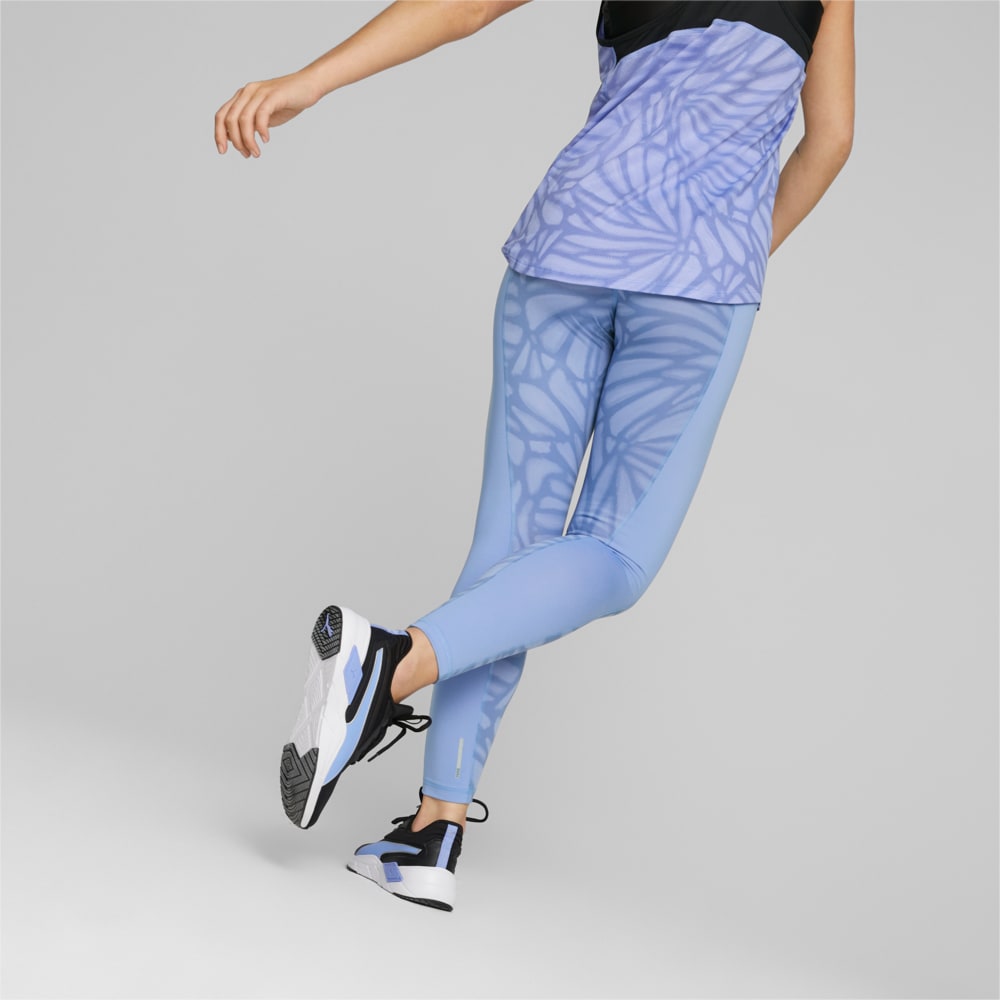 Зображення Puma Легінси Favourite Printed High Waist 7/8 Training Leggings Women #2: Elektro Purple