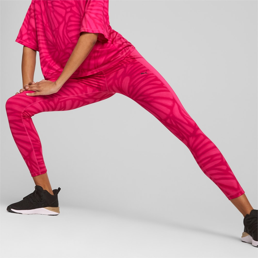 Legging Favourite Printed High Waist 7/8 Training Feminina, Rosa, PUMA