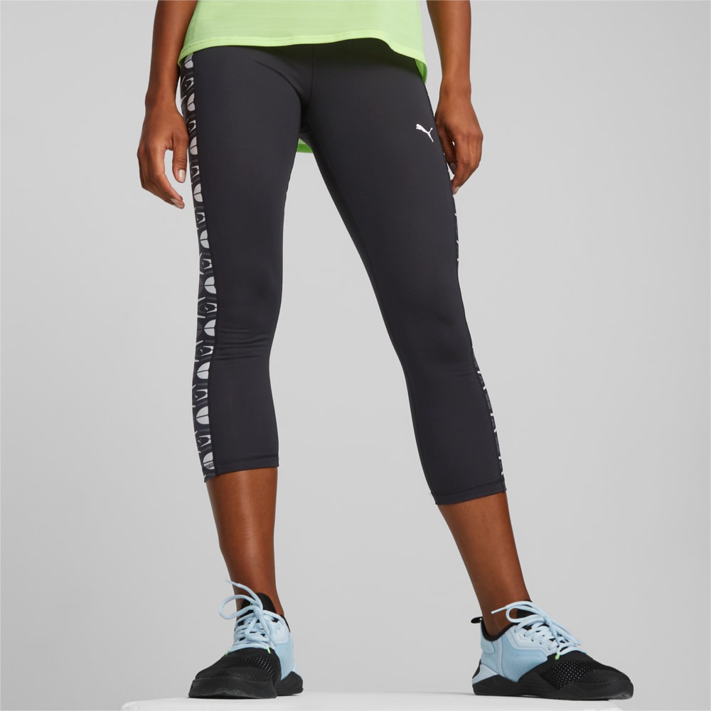 Favourite Women's 3/4 Running Leggings, Puma Black