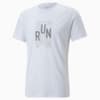 Изображение Puma Футболка Performance Logo Short Sleeve Running Tee Men #6: Puma White