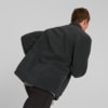 Изображение Puma Толстовка SEASONS Full-Zip Running Fleece Men #2: PUMA Black Heather-Silver