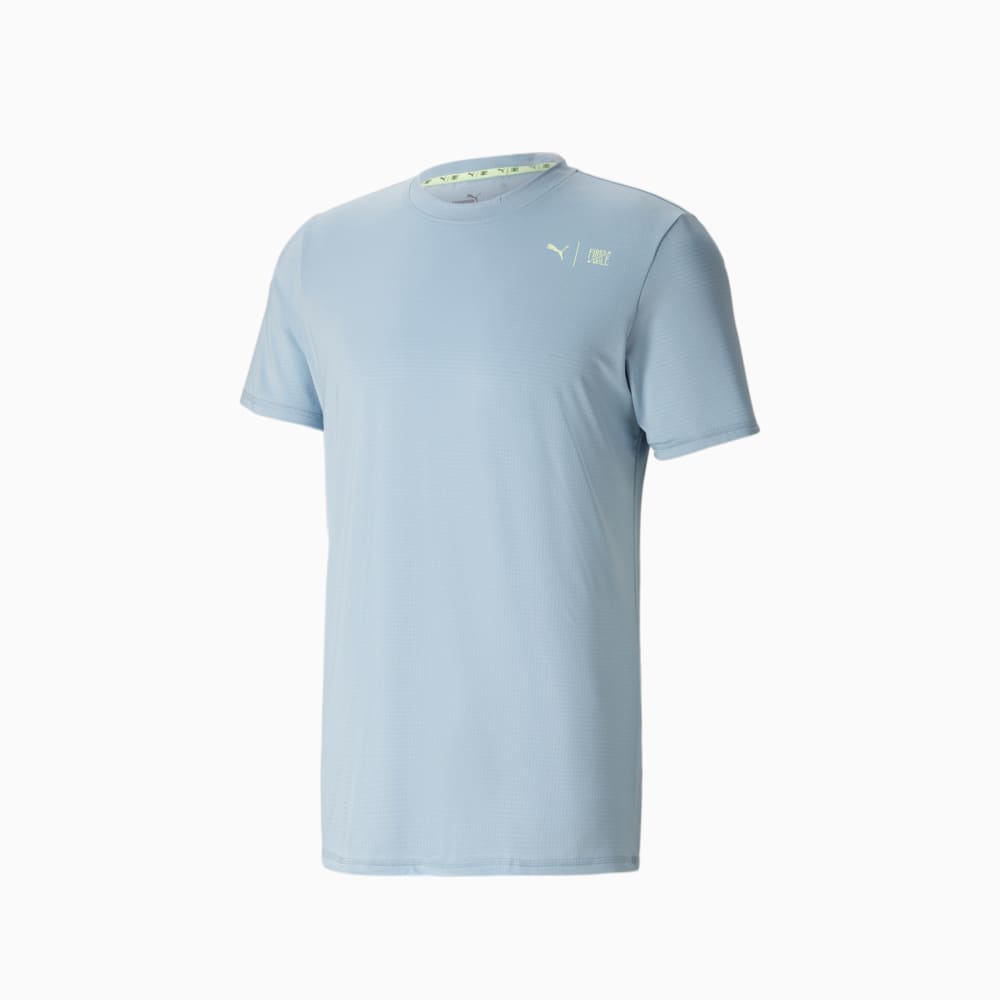 Изображение Puma Футболка PUMA x FIRST MILE Graphic Running Tee Men #1: Blue Wash