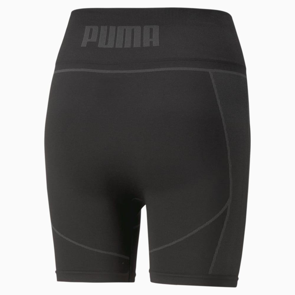 Изображение Puma Шорты FormKnit Seamless Training Shorts Women #2: PUMA Black-Strong Gray