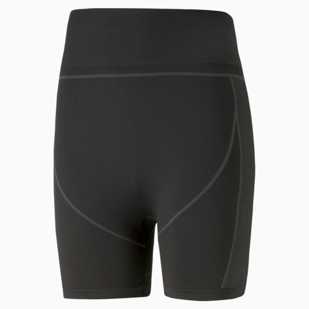 Изображение Puma Шорты FormKnit Seamless Training Shorts Women #1: PUMA Black-Strong Gray