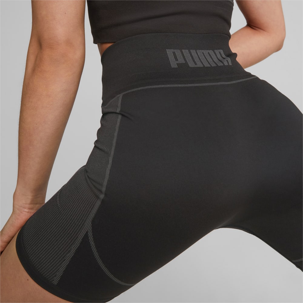 Изображение Puma Шорты FormKnit Seamless Training Shorts Women #2: PUMA Black-Strong Gray