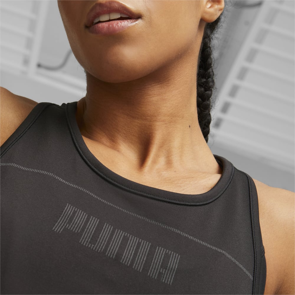 Изображение Puma Майка FormKnit Seamless Training Tank Top Women #2: PUMA Black-Strong Gray