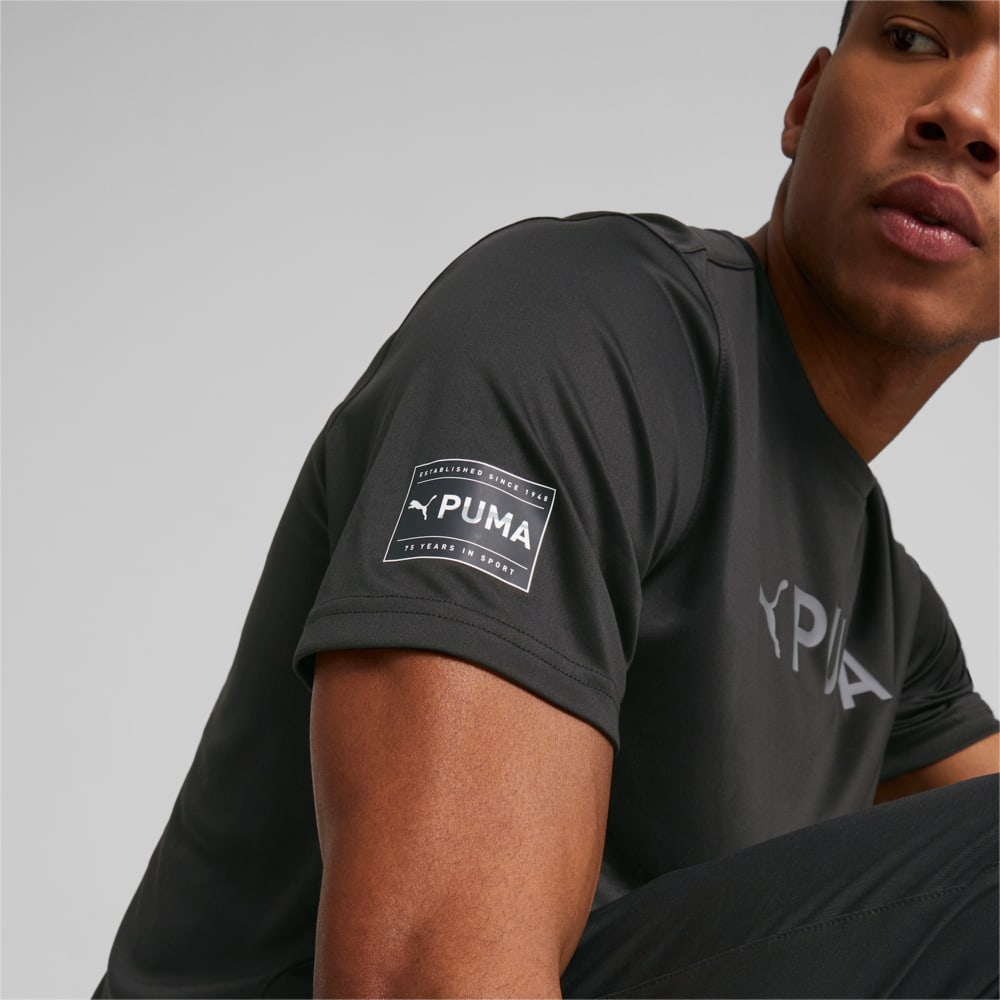 Зображення Puma Футболка PUMA Fit Logo Graphic Training Tee Men #2: Puma Black
