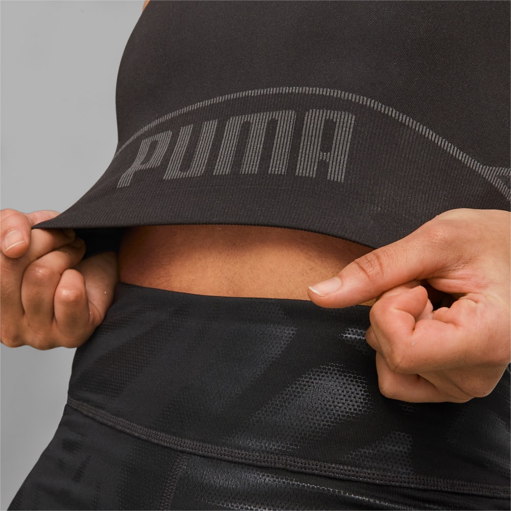 Зображення Puma Топ-бра FormKnit Seamless Training Bra Women #2: PUMA Black-Strong Gray
