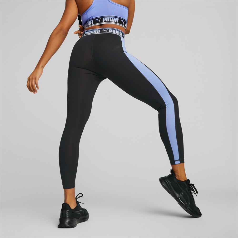 Зображення Puma Легінси PUMA Strong Fashion Training Leggings Women #2: PUMA Black-Elektro Purple