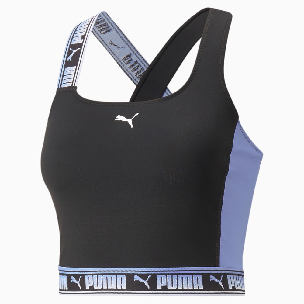 Топ PUMA Strong Branding Training Tank Top Women | Колір: 10 - Black ...