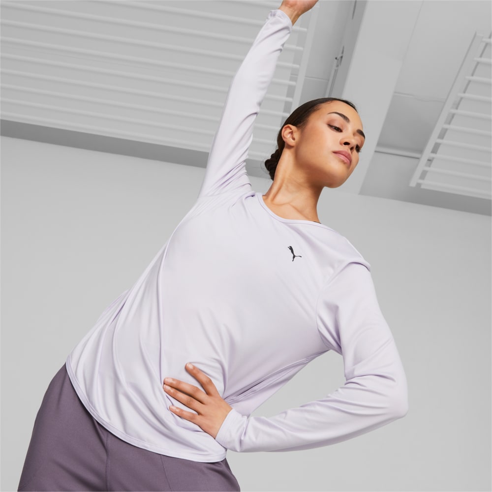 Imagen PUMA Polera de training Studio Yogini Lite para mujer #1