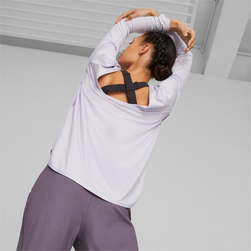 Imagen PUMA Polera de training Studio Yogini Lite para mujer #2