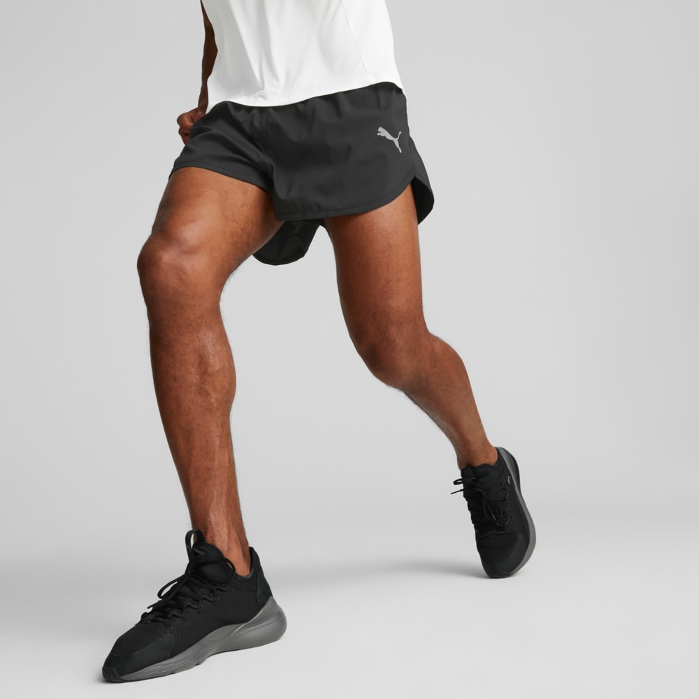 Run Favourite Split Running Shorts Men, Black, Puma