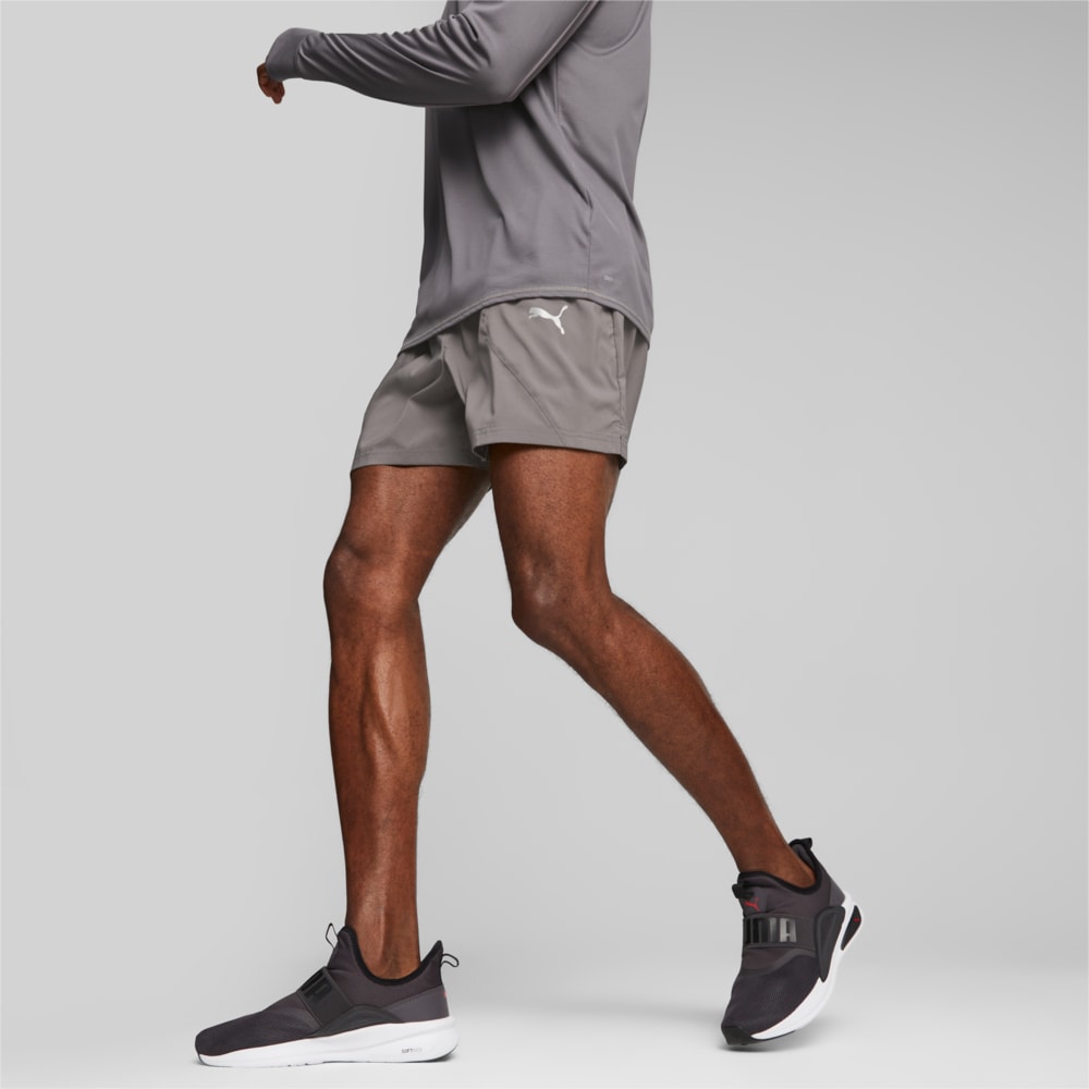 Gray running shorts discount