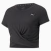 Изображение Puma Футболка Studio Yogini Lite Twist Training Tee Women #6: Puma Black