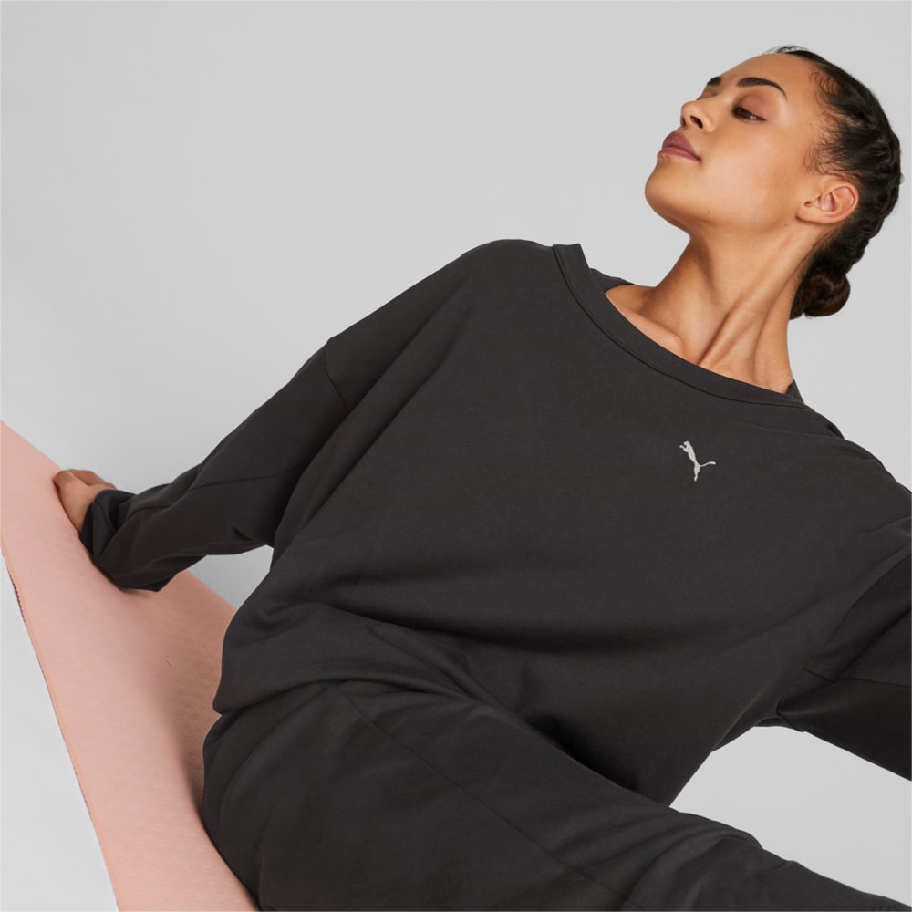Womens black 2025 puma sweatshirt