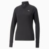 Изображение Puma Толстовка Run Favourite Quarter-Zip Running Top Women #6: Puma Black