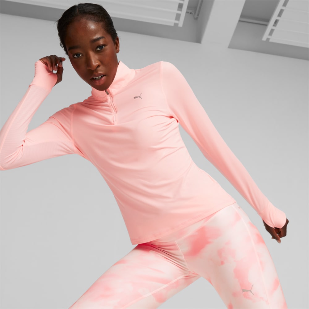 Image PUMA Top Run Favourite Quarter-Zip Running Feminino #1