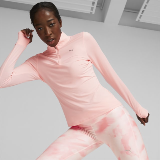 Image PUMA Blusa de Treino Quarter-Zip Run Favourite Feminino