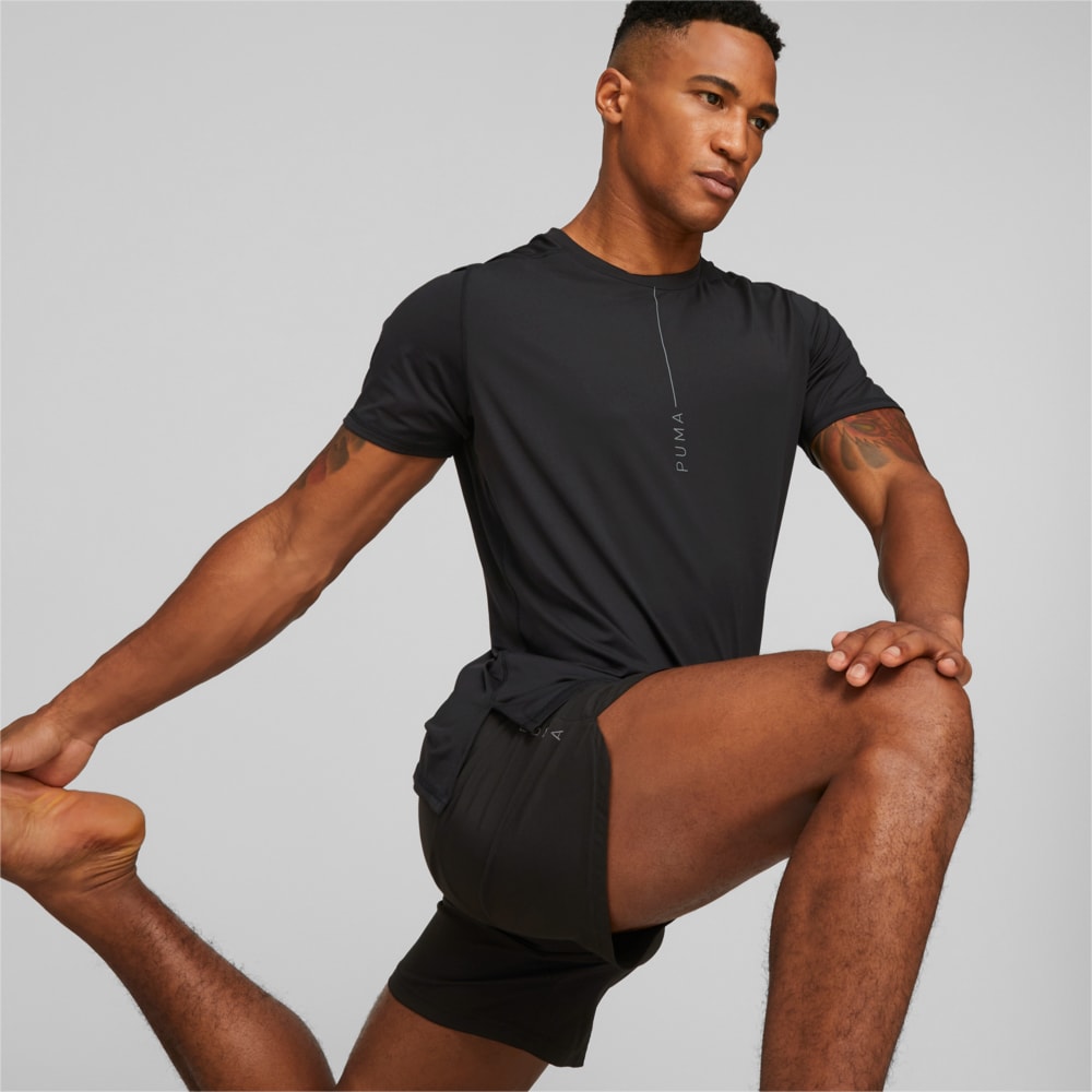 Изображение Puma Футболка Studio Yogini Lite Training Tee Men #1: Puma Black