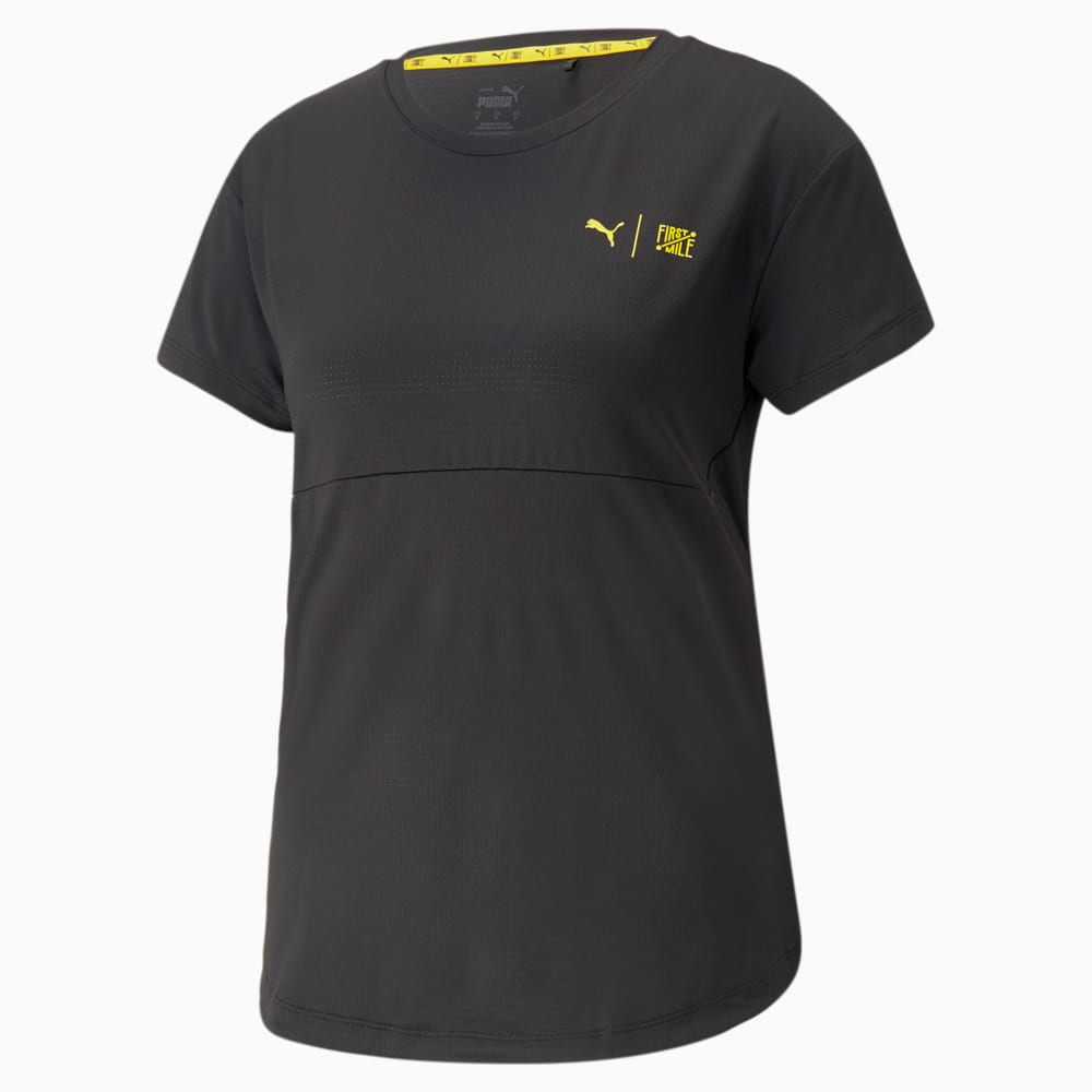 Футболка PUMA x First Mile Commercial Running Tee Women Колір: Чорний