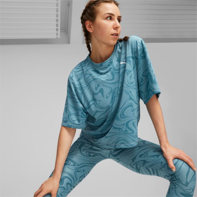 Image PUMA Camiseta Crop Favourite Printed Training Feminina