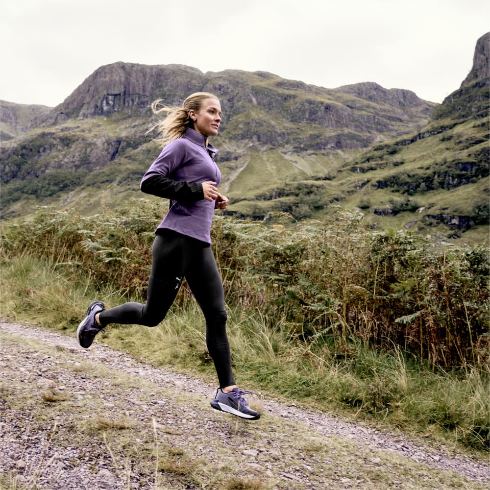 Womens half sales zip pullover running