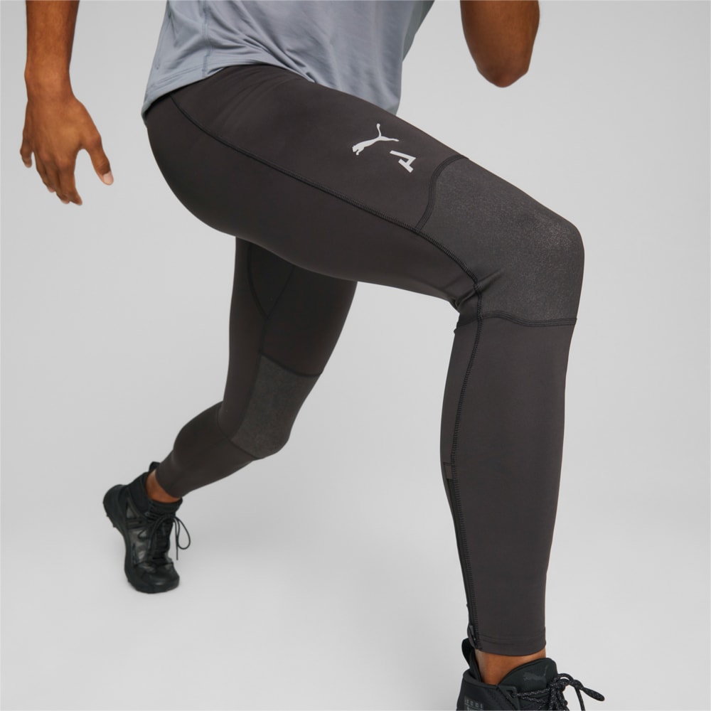 Изображение Puma Леггинсы SEASONS Full-Length Trail Running Tights Men #1: Puma Black