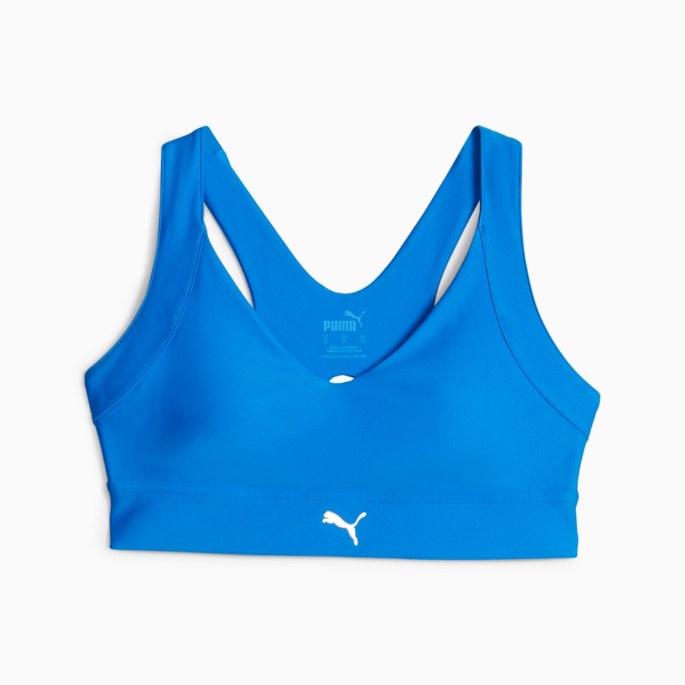 PUMA Women's Powershape Control Bra True Blue Black Sz 34-AB 34A 34B  Pwrshape