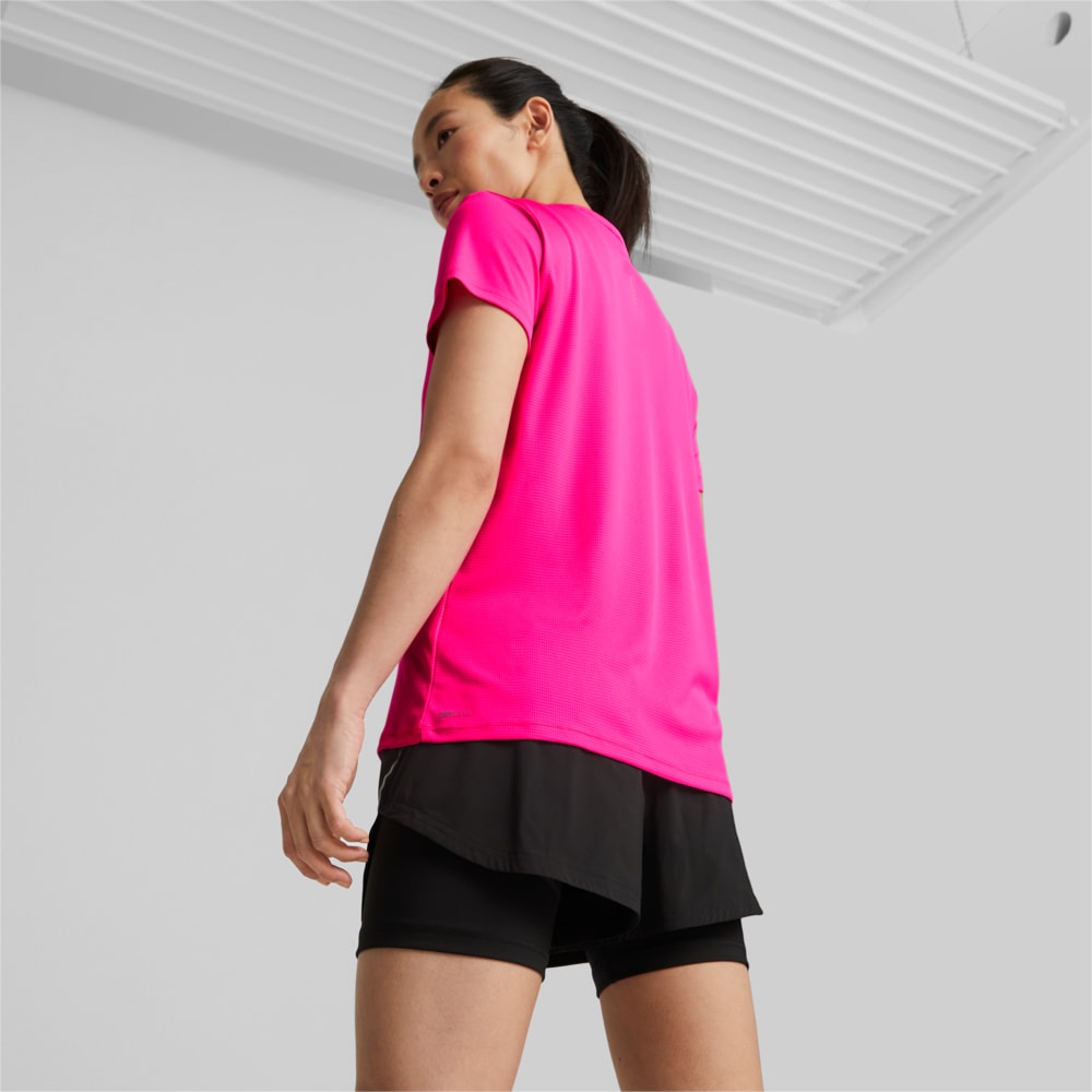 Изображение Puma Футболка RUN Short Sleeve Logo Running Tee Women #2: Ravish