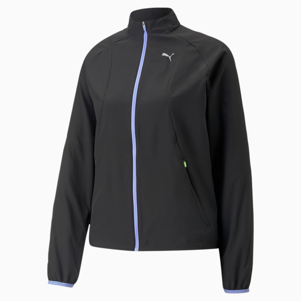Изображение Puma Куртка RUN ULTRAWEAVE Running Jacket Women #1: Puma Black