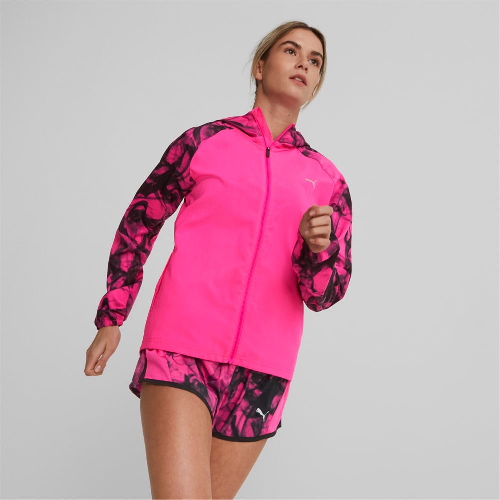 Image Puma Run Favourite Printed Woven Jacket Women #1