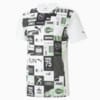 Изображение Puma Футболка Run Favourite Printed Running Tee Men #6: PUMA White-Light Mint-AOP