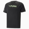 Зображення Puma Футболка PUMA Fit Ultrabreathe Triblend Training Tee Men #6: Puma Black-Fizzy Lime
