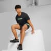 Изображение Puma Футболка PUMA Fit Ultrabreathe Triblend Training Tee Men #1: Puma Black-Fizzy Lime