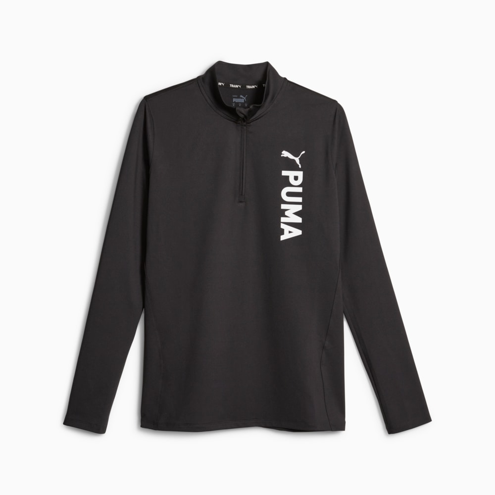 Image PUMA Blusa de Treino Quarter-Zip PUMA Fit Taped Masculina #5