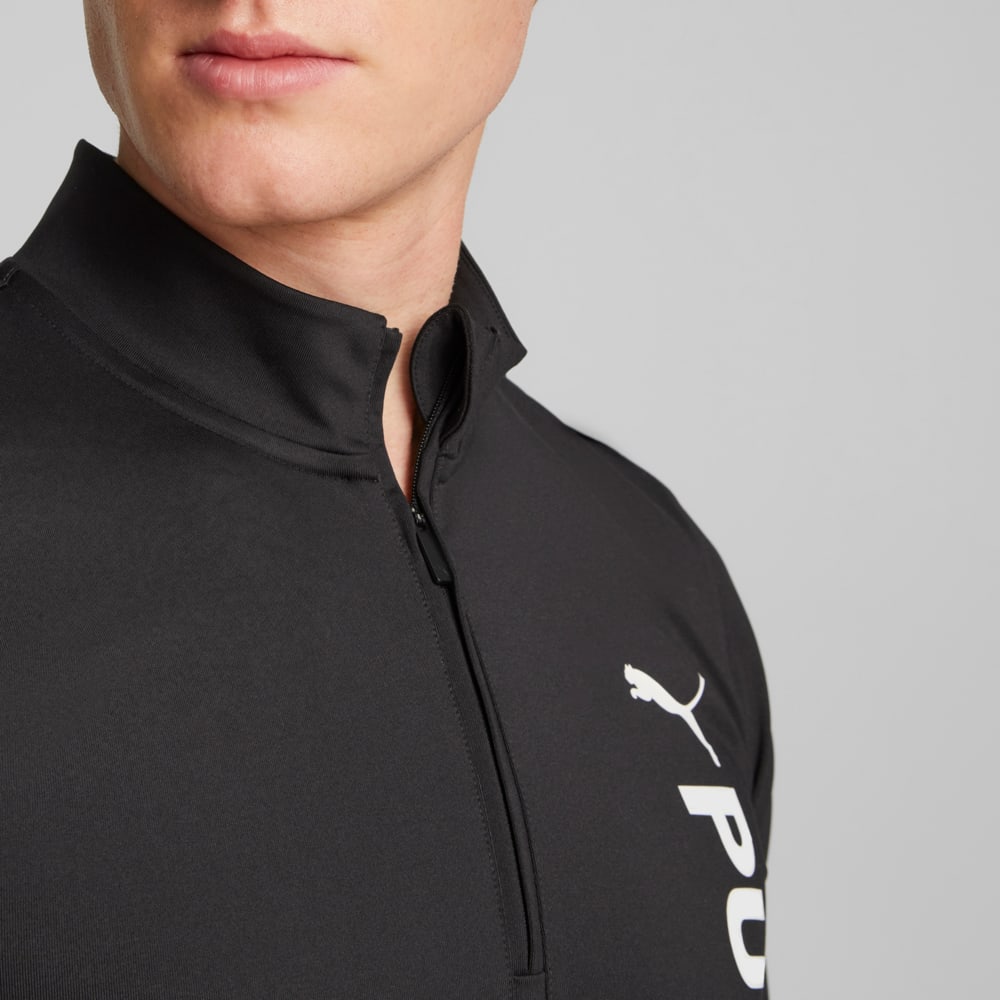 Image PUMA Blusa de Treino Quarter-Zip PUMA Fit Taped Masculina #3