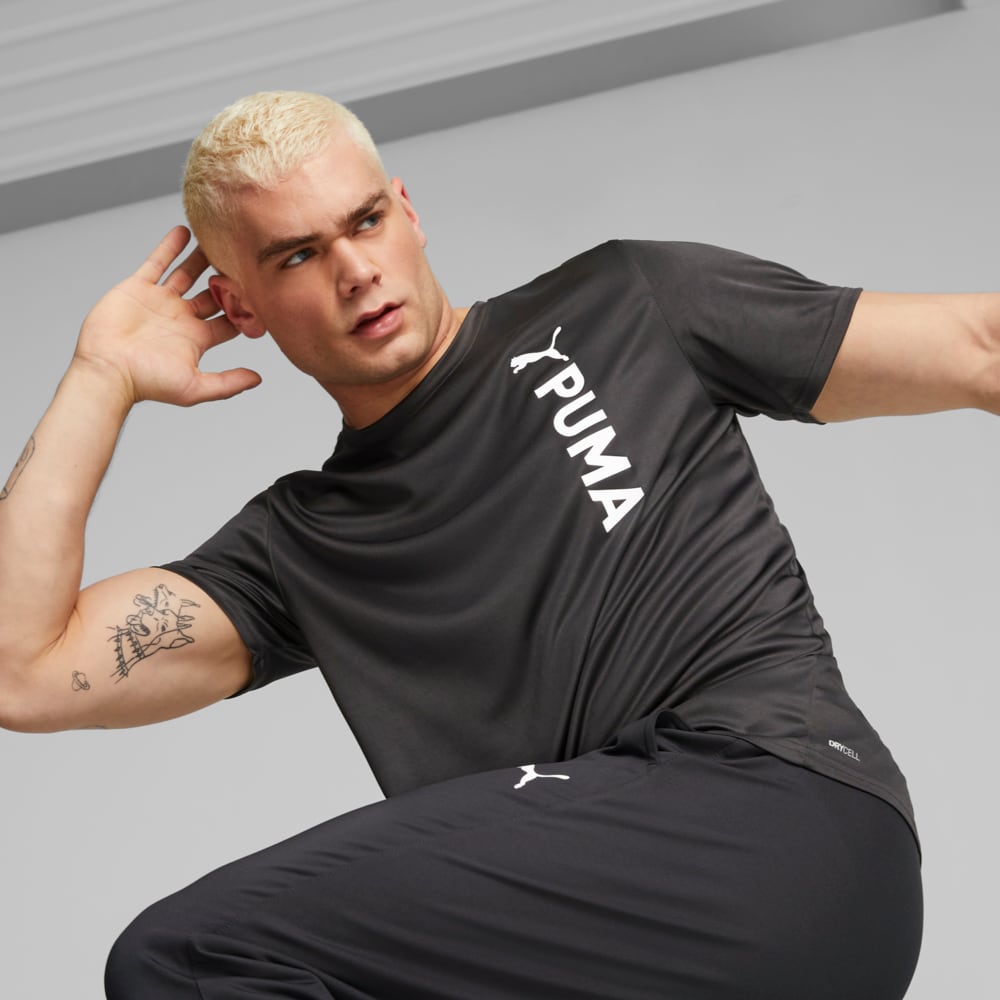 Изображение Puma Футболка PUMA FIT Training Tee Men #1: Puma Black