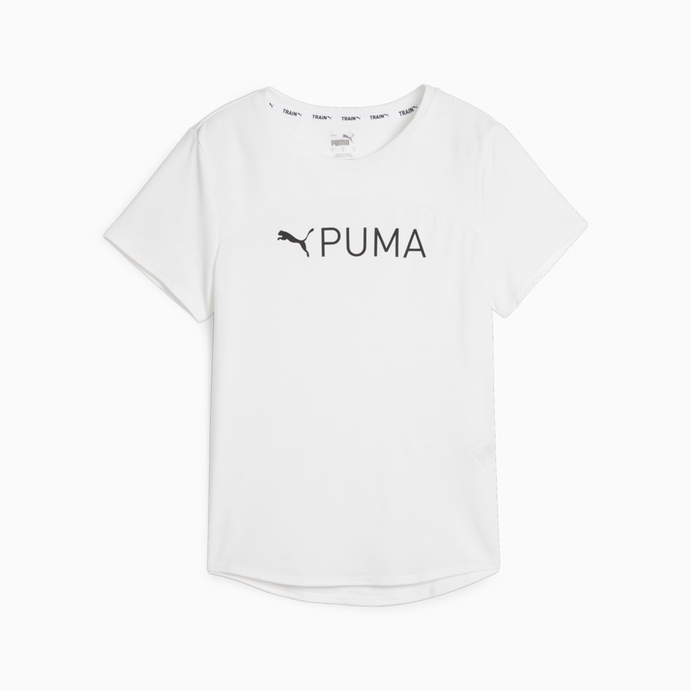 Изображение Puma Футболка PUMA FIT Ultrabreathe Training Tee Women #1: PUMA White-SS24 Puma Black