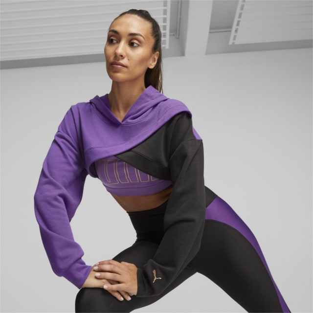 Image PUMA Moletom para Treino PUMA FIT Move Crop Feminino
