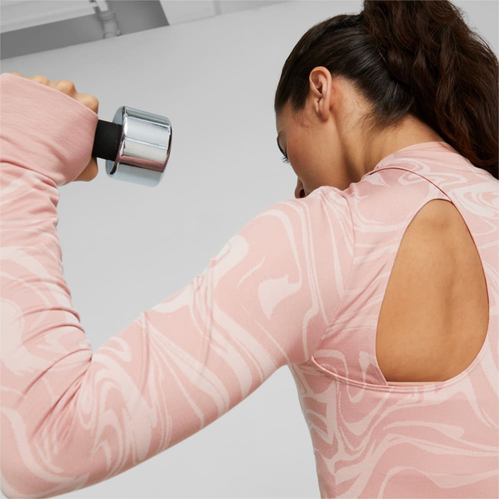 Изображение Puma Топ Formknit Seamless Women’s Tight Training Top #2: Future Pink