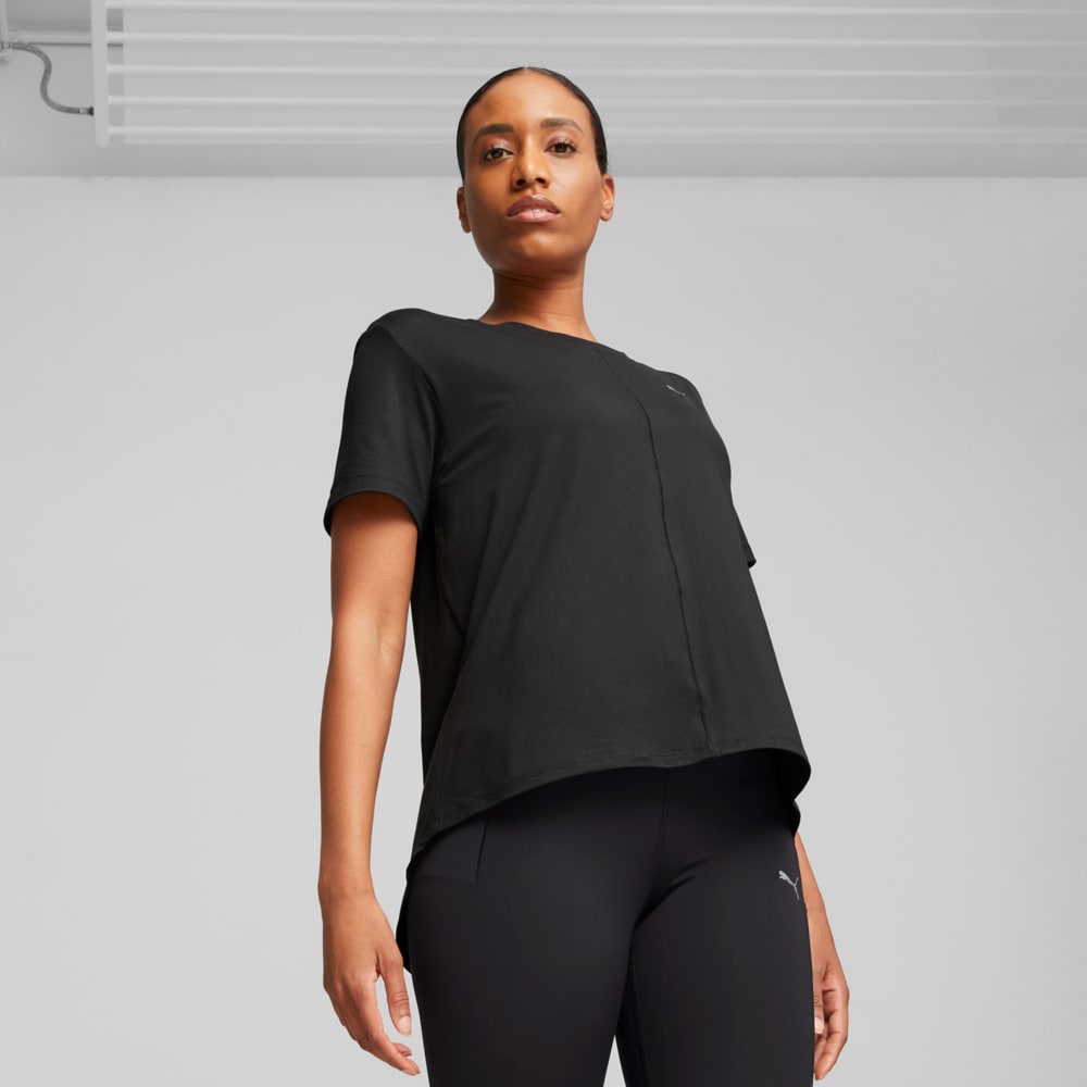 Изображение Puma Футболка Studio Yogini Lite Women’s Tee #1: Puma Black